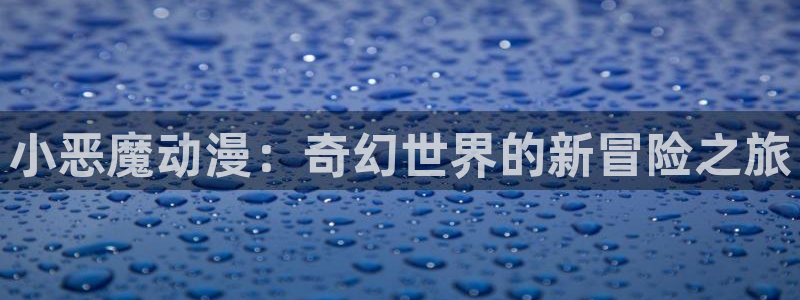 动漫天堂18：小恶魔动漫：奇幻世界的新冒险之旅
